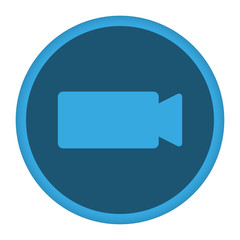 App Icon blau Digitalkamera