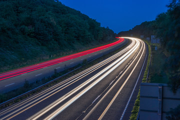 Curve of commuter traffic