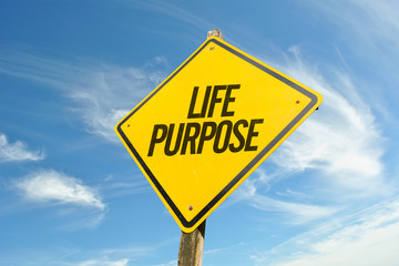 Life Purpose road sign