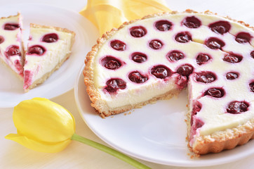 cherry open pie