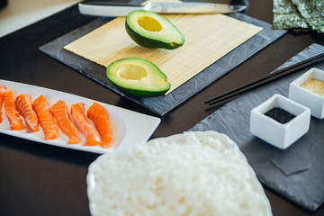 Preparing Ingredients On The Table