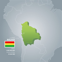 Bolivia information map.