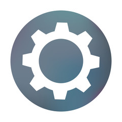 Farbiger Button - Einstellungen-Symbol
