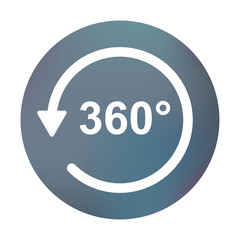 Farbiger Button - Rundumblick