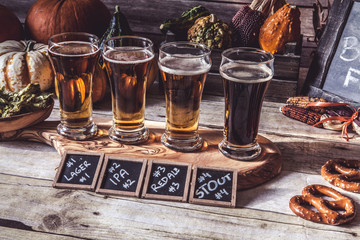 Craft Beer Flight (Halloween Season)