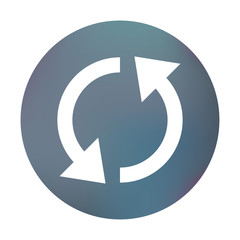 Farbiger Button - Ladezeichen