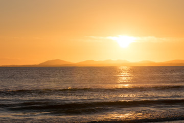 Obraz premium Sunset over Shell Island