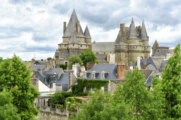 Chateau Vitré, Zentrum der Ville Close an der historischen Grenze der Bretagne