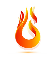Ignite flame burning icon - 168807954