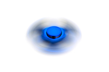 Spinning antistress "spinner" toy on a white background