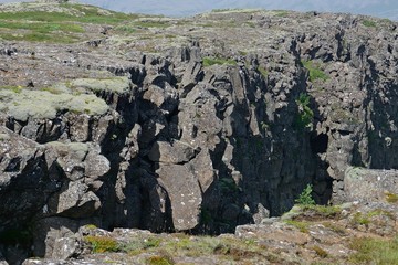 The continental drift between America and Europe, Thiungvellir N