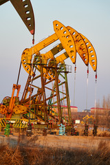 The beam pumping units of Daqing oil fields