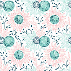 Vector seamless floral pattern - 168814991