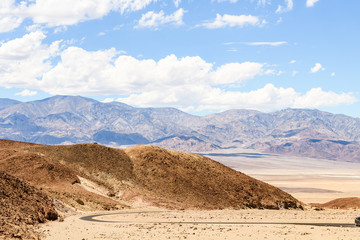 stunning desert road of death valley national park, usa