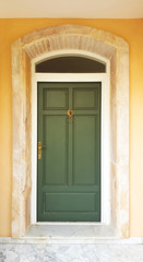 Fototapeta na wymiar A nice entrance door of a luxury house