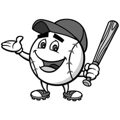 Baseball Mascot Illustration