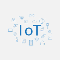 IoT - Internet of Things technology background