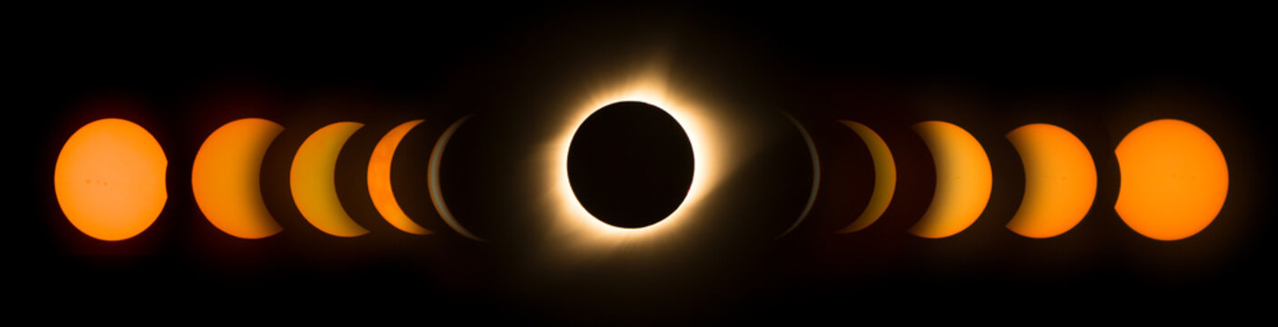 Naklejki 2017 Solar Eclipse