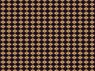 Yellow Diamond and Purple Circle Background Pattern