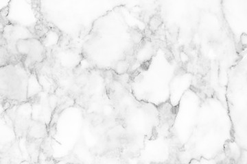 Naklejka premium White marble texture background pattern with high resolution.