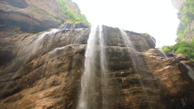 Chegem waterfalls mountain