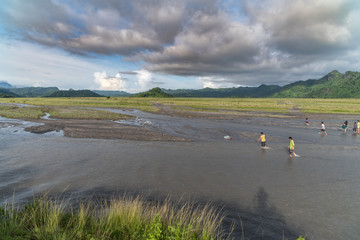 cloudy sky at pinatubo capas