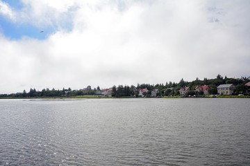 Lake Tjornin, Reykjavik, Iceland