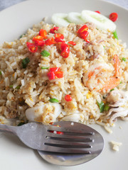 Seafood fried rice