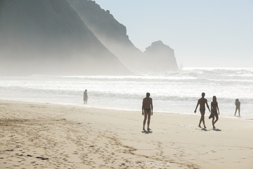 Praia do Castelejo-fantastic beach on the southwest coast of Portugal. Region Algarve