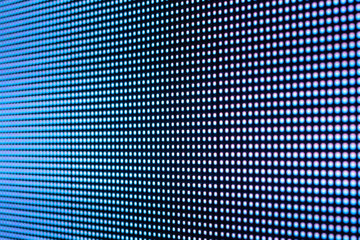 close up of LED component in Panel installed outdoor