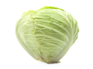 Fototapeta premium cabbage on white background