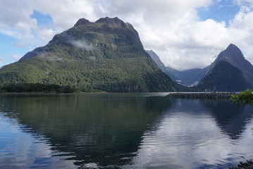 Beautiful landscape of Milford Sound in New Zealand