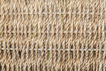 Texture made of closeup of detailed wicker