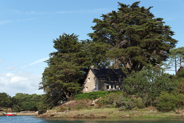  Maison bretonne sur c&ocirc;te du Morbihan