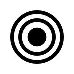 Pictograph of Target icon - vector iconic design