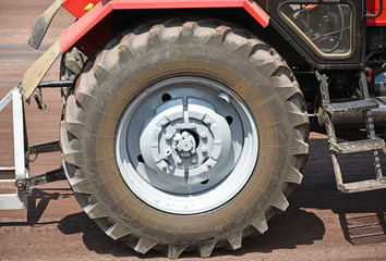 Tire of a tractor