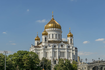 Temple of Christ the Savior in summer