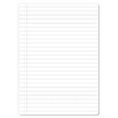 Vector illustration of blank book sheet with lines