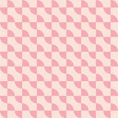 Rectangle with round line repeating seamless design.vector