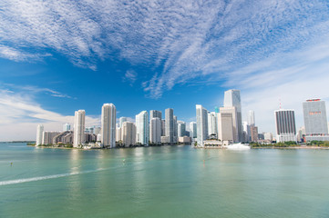 Obraz premium Miami skyline skyscraper