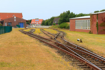 Obraz premium Inselbahn Langeoog