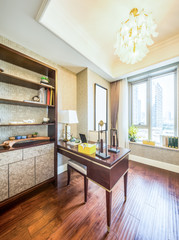 interior of modern study