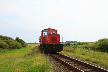 Obraz premium Inselbahn Langeoog