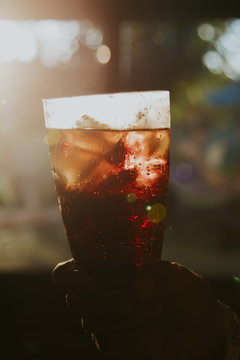 cola drink cup, summer drinks