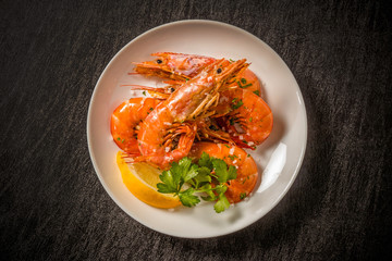 エビのグリル　Grilled shrimp