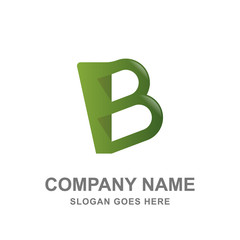 Letter B Logo 3D Business Template
