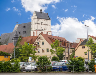 Obraz premium Turm der Ev. Stadtkirche in Borna