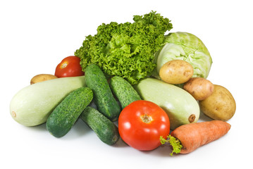 Different vegetables close-up