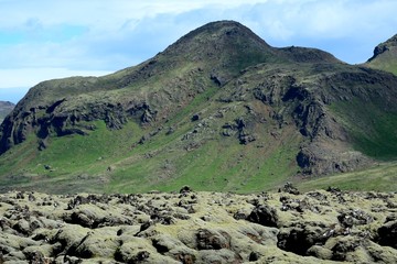 Lava field, Blue Mountains, Iceland