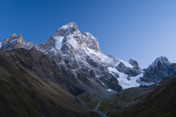 Peak of the mountain Ushba